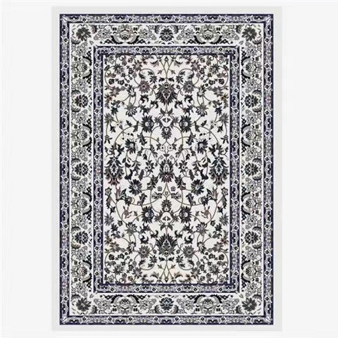 Ingrid Oriental Sky Blue Navy Area Rug - 4 Seasons Home Gadgets