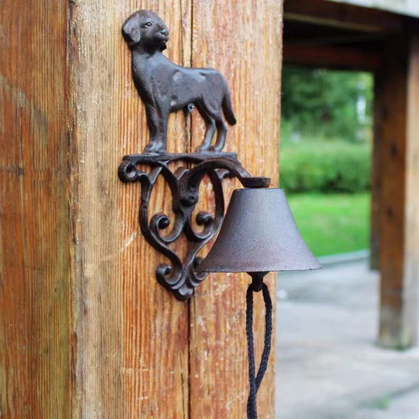 Iron Dog Ringing Door Bell - 4 Seasons Home Gadgets