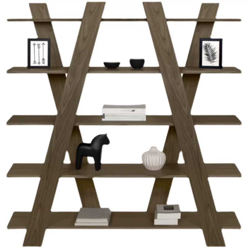 Jabreya Geometric Bookcase - 4 Seasons Home Gadgets