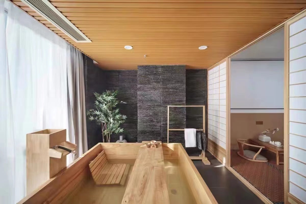 Japanese Sukiya Wooden Bathtub - 4 Seasons Home Gadgets