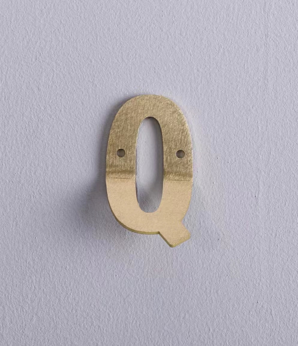 Joshua 3D Alphabet Wide Metal Wall Hook - 4 Seasons Home Gadgets