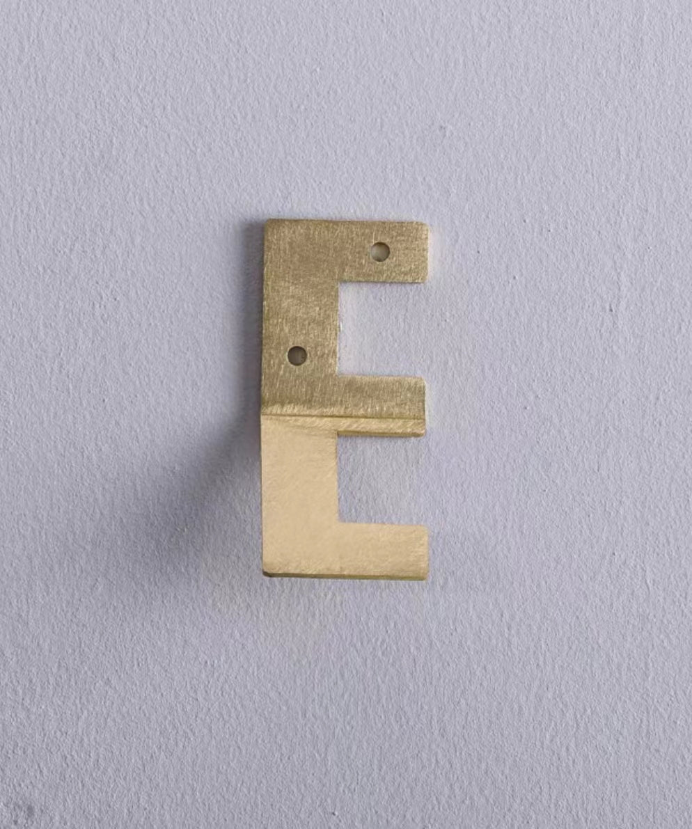 Joshua 3D Alphabet Wide Metal Wall Hook - 4 Seasons Home Gadgets