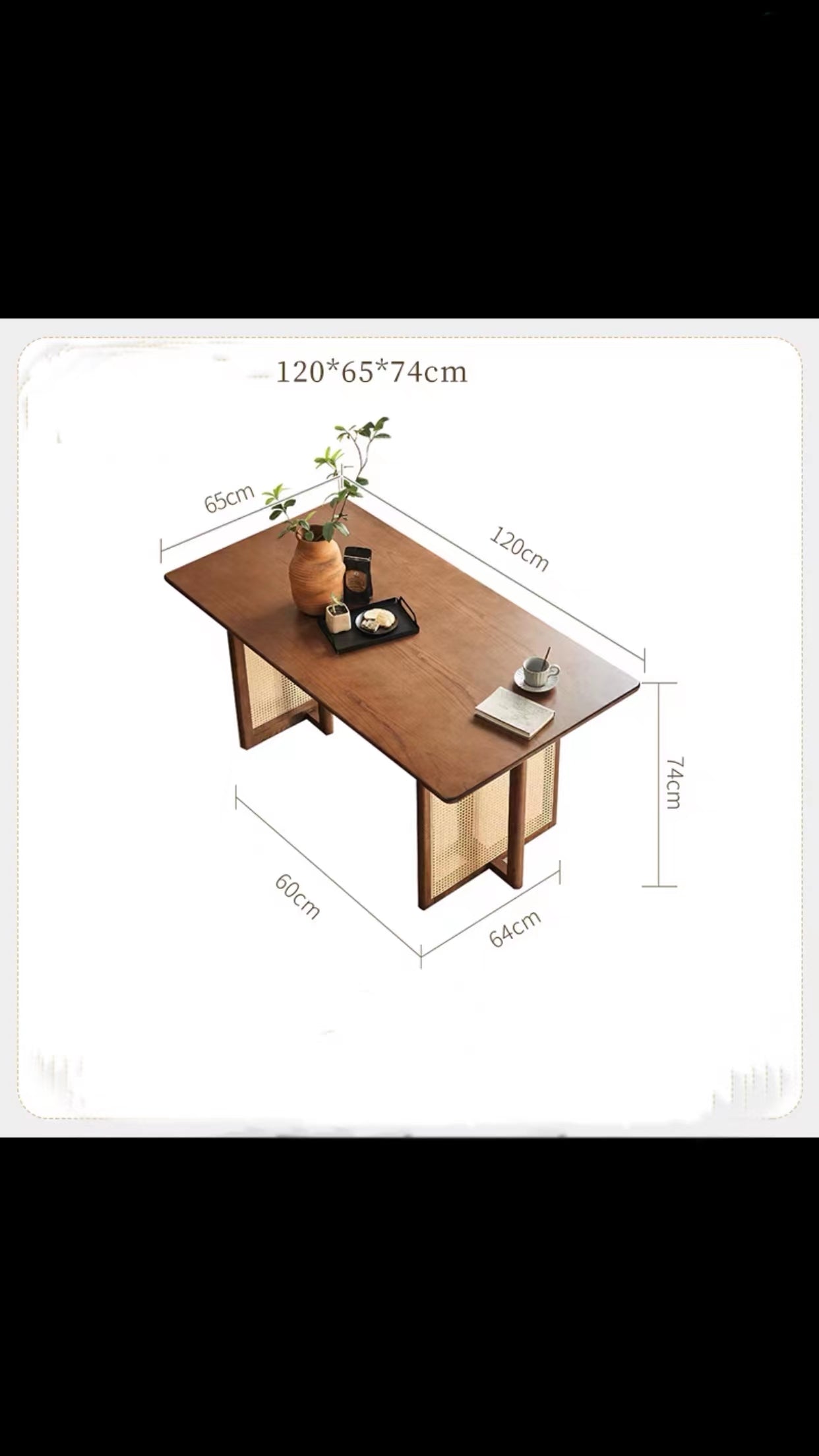 Kareem Ash Wood Dining Table Set - 4 Seasons Home Gadgets