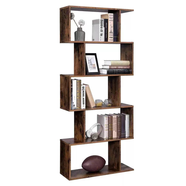 Kedest Wood Stack Bookcase - 4 Seasons Home Gadgets