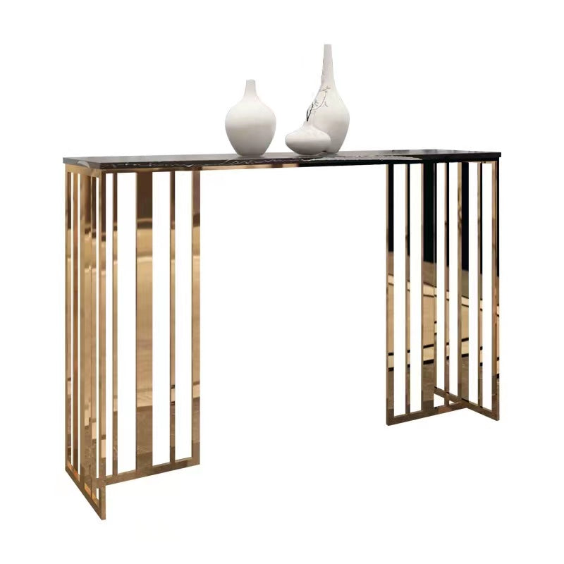 Kieran Brass Console Table - 4 Seasons Home Gadgets