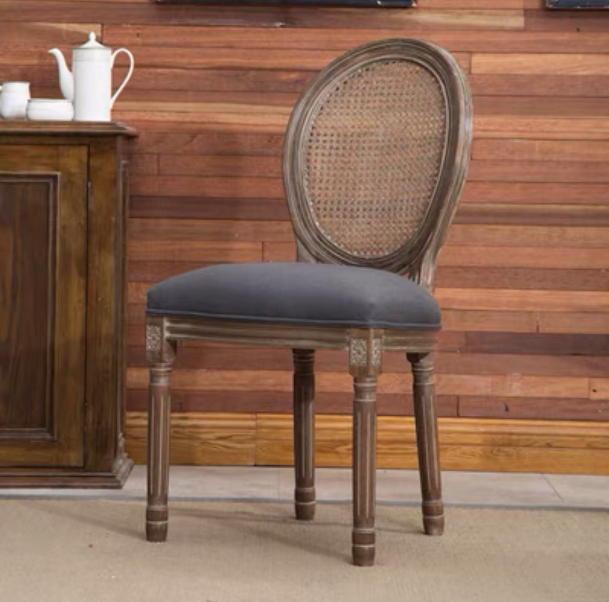 King Louis Back Side Chair - 4 Seasons Home Gadgets