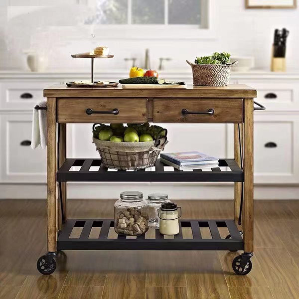 Kitchen Cart with Wheels - 4 Seasons Home Gadgets