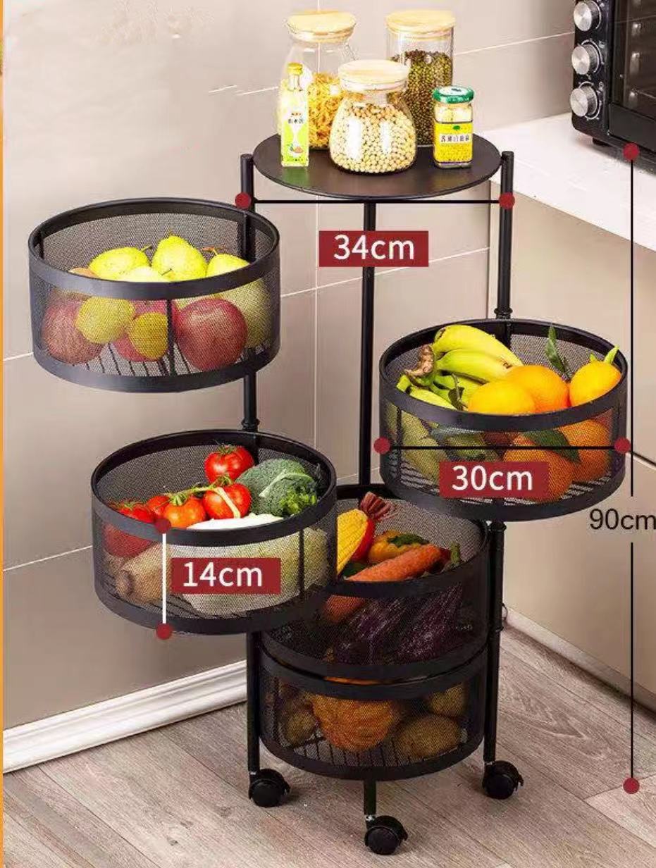 5 Layer Kitchen Storage Rack - 4 Seasons Home Gadgets