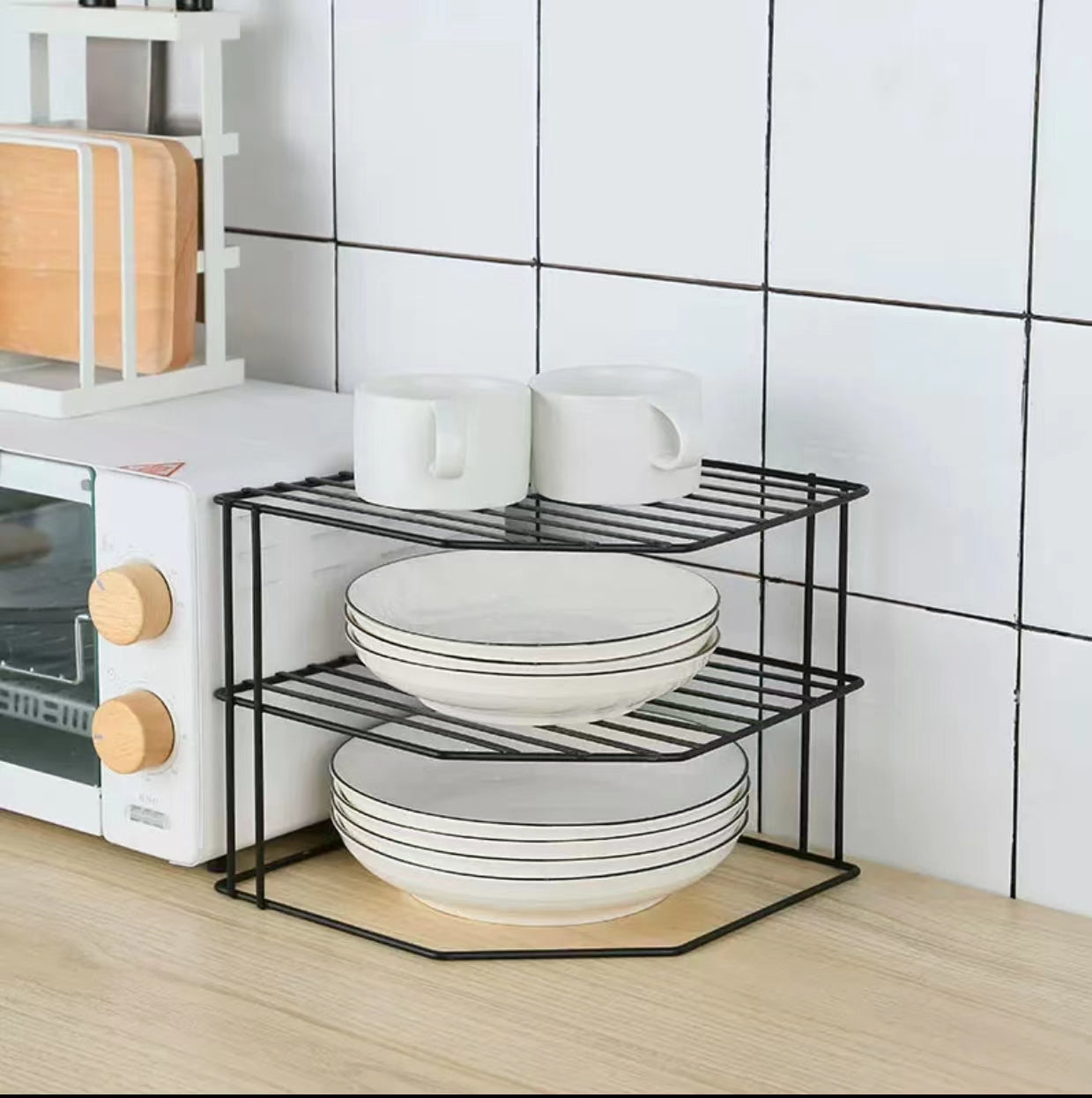 Kitchenware Divider Shelving Rack - 4 Seasons Home Gadgets