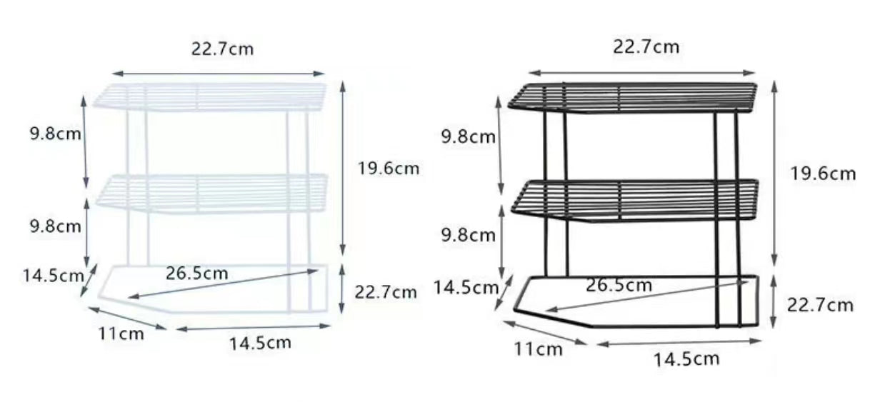 Kitchenware Divider Shelving Rack - 4 Seasons Home Gadgets