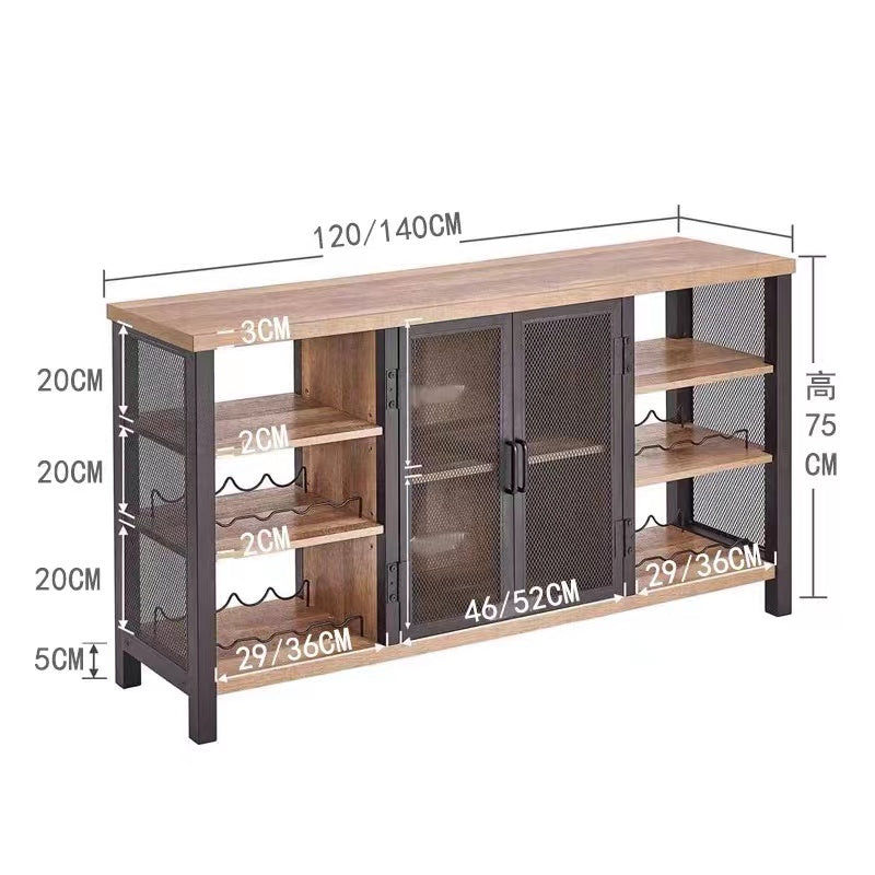 Lachesis Metal Bar Cabinet - 4 Seasons Home Gadgets