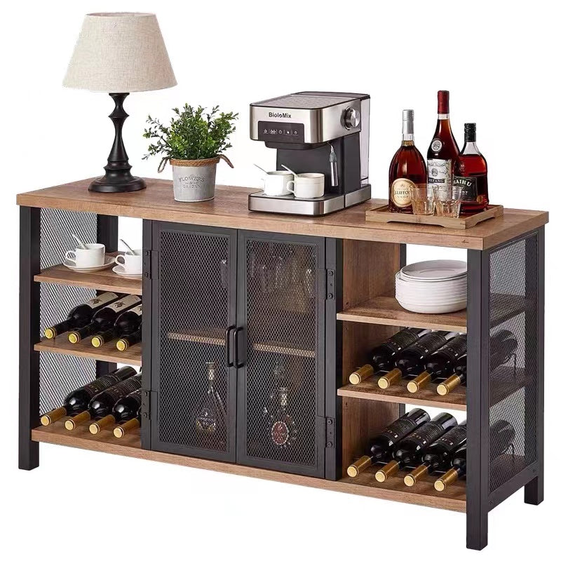 Lachesis Metal Bar Cabinet - 4 Seasons Home Gadgets