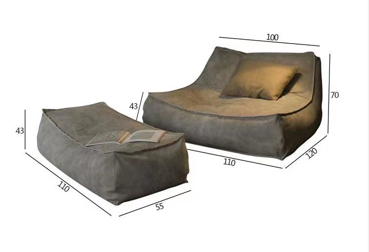 Large Bean Bag Lounger - 4 Seasons Home Gadgets