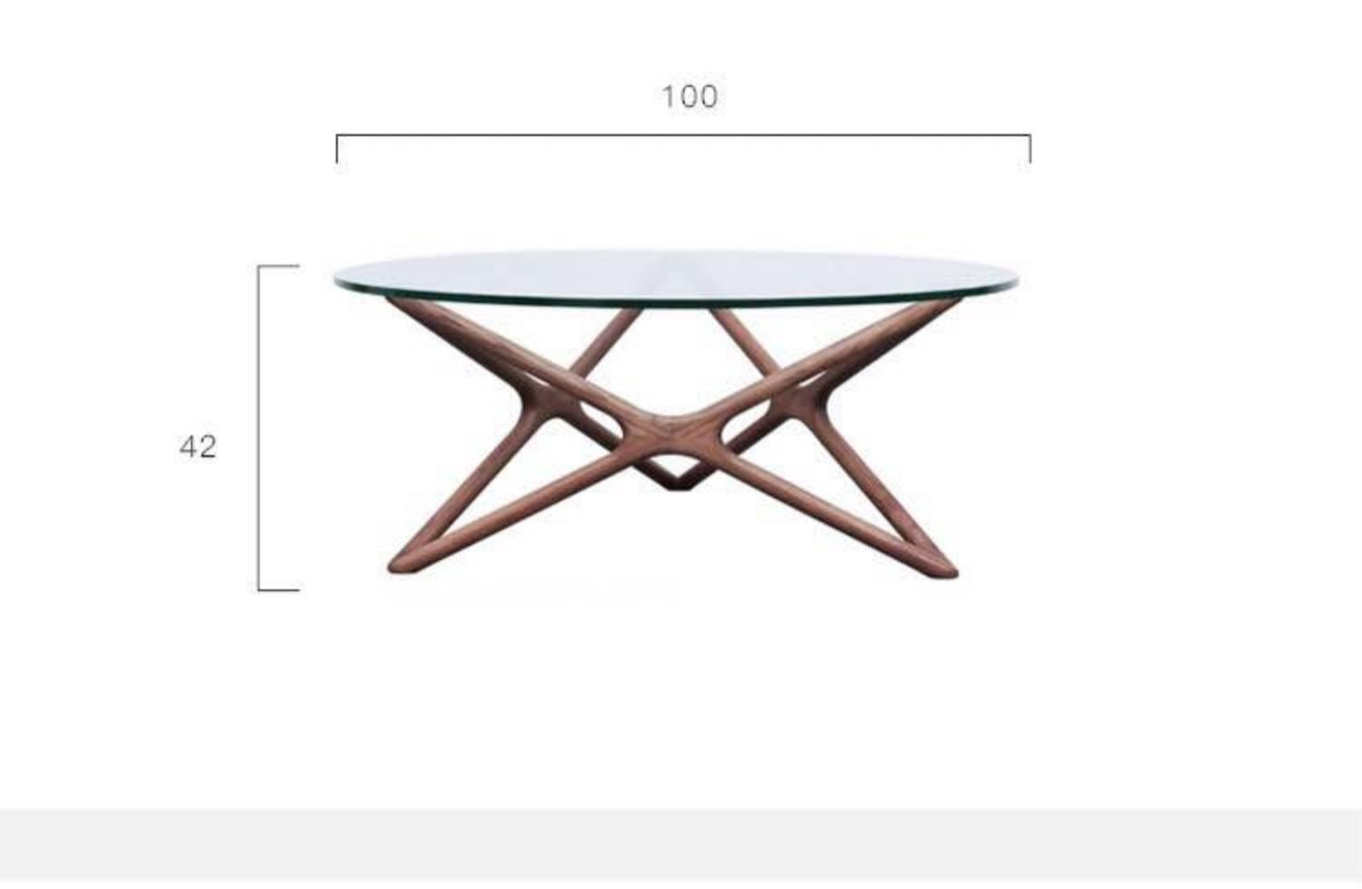 Lark Cross Legs Coffee Table - 4 Seasons Home Gadgets