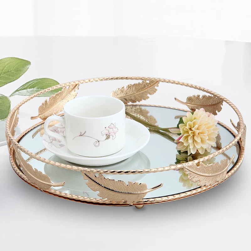 Lasya Mirror Tray - 4 Seasons Home Gadgets