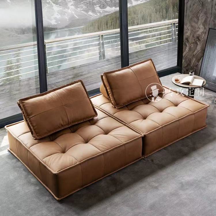 Leather Tufted Futon Chair - 4 Seasons Home Gadgets