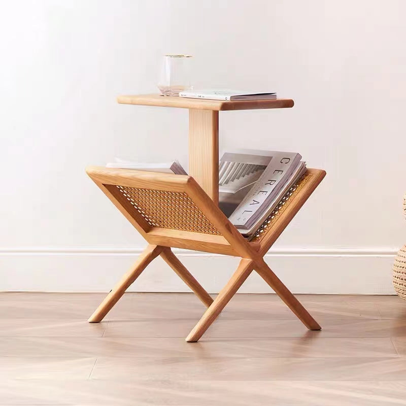 Leister Wood Frame Side Table - 4 Seasons Home Gadgets