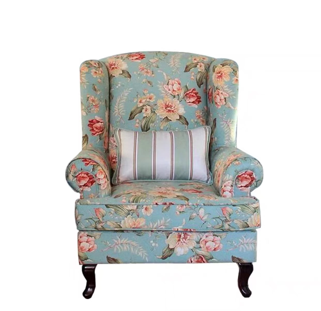 Lenzburg Floral Wide Armchair - 4 Seasons Home Gadgets