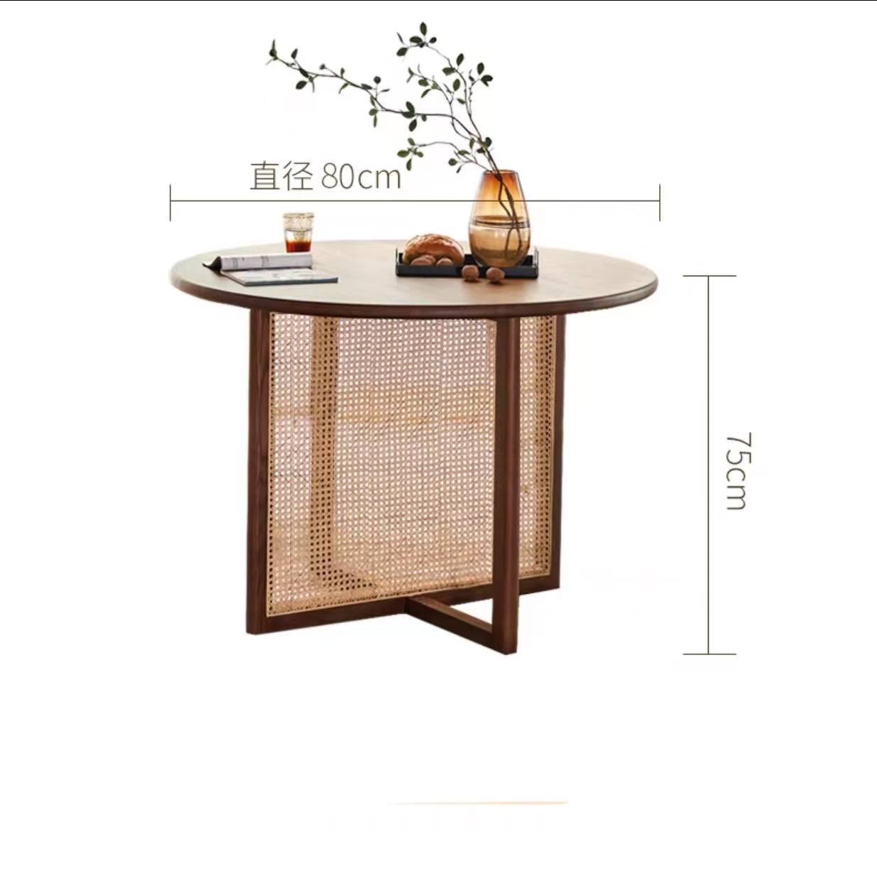 Lexington Rattan Mesh Round Dining Set - 4 Seasons Home Gadgets