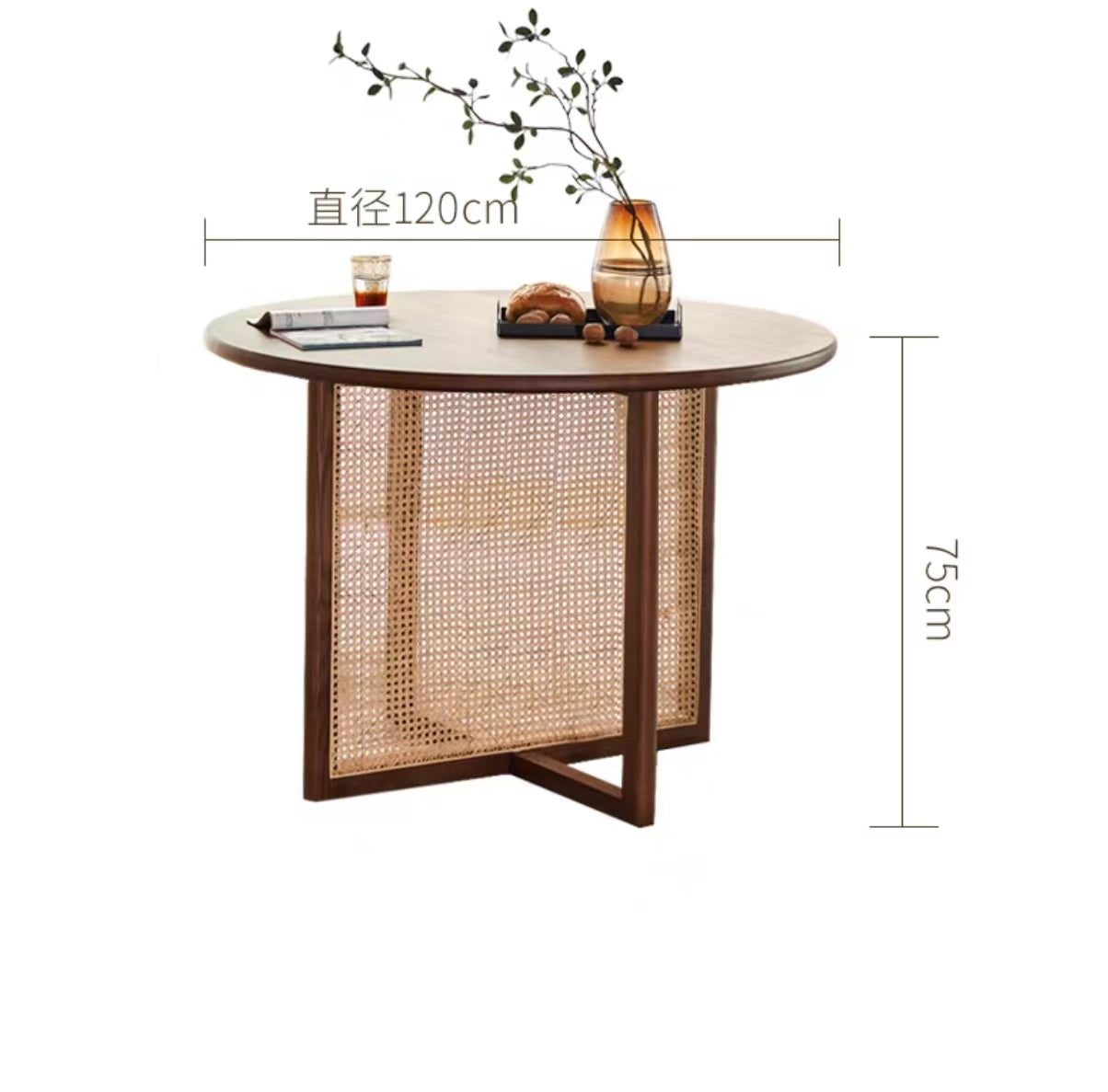 Lexington Rattan Mesh Round Dining Set - 4 Seasons Home Gadgets