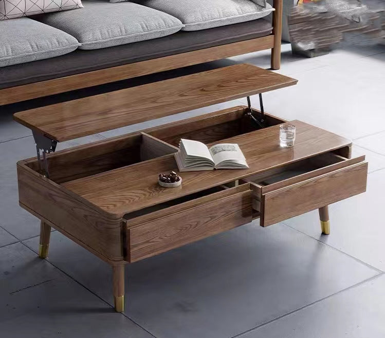 Lift Top Coffee Table With Hidden Storage - 4 Seasons Home Gadgets