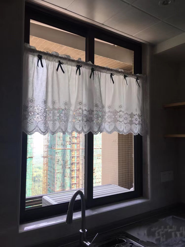 Linen Ribbon Curtains - 4 Seasons Home Gadgets