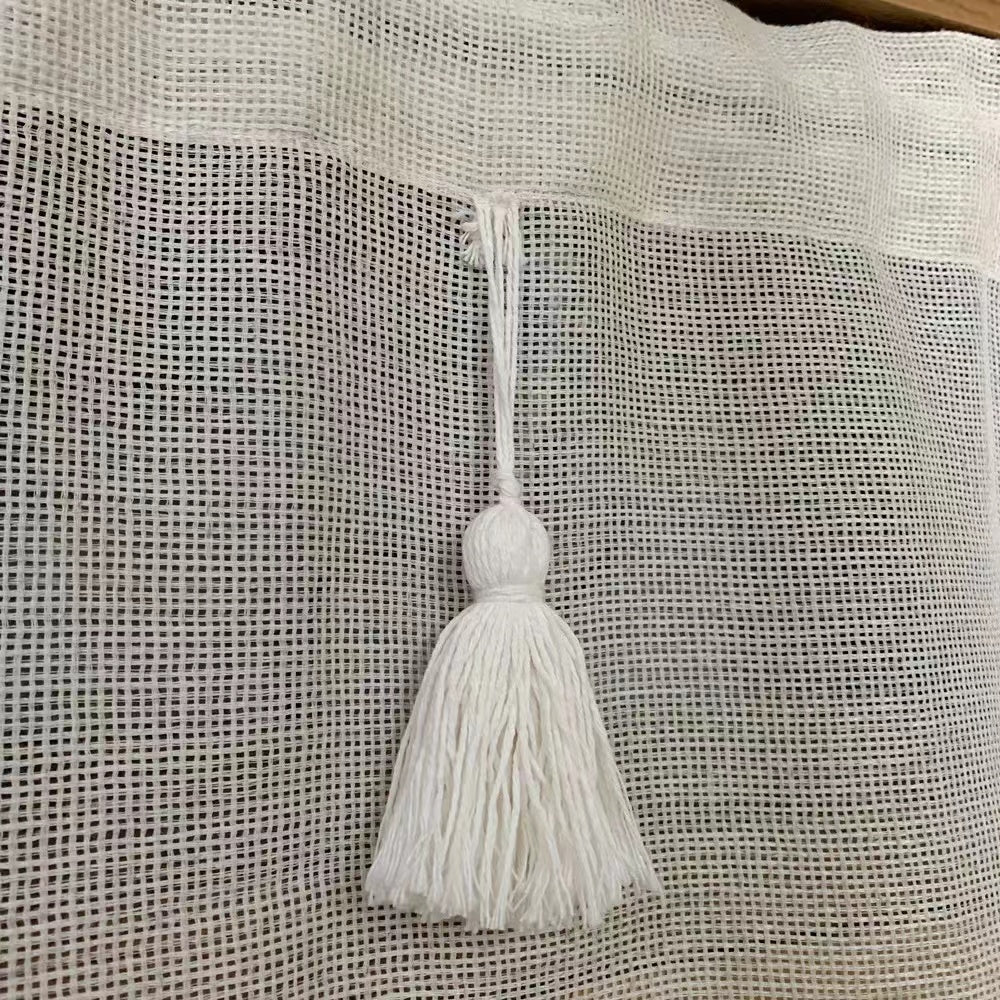 Linen Tassels Curtains - 4 Seasons Home Gadgets