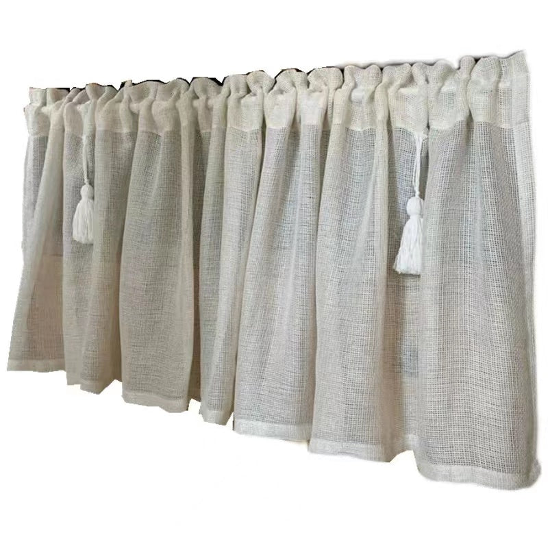 Linen Tassels Curtains - 4 Seasons Home Gadgets