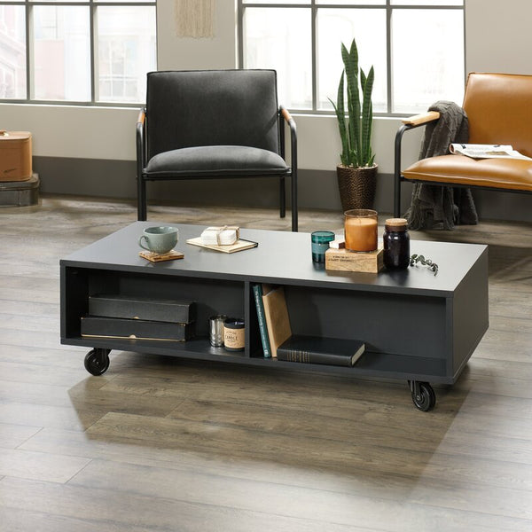 Loehr Wheel Coffee Table with Storage - 4 Seasons Home Gadgets