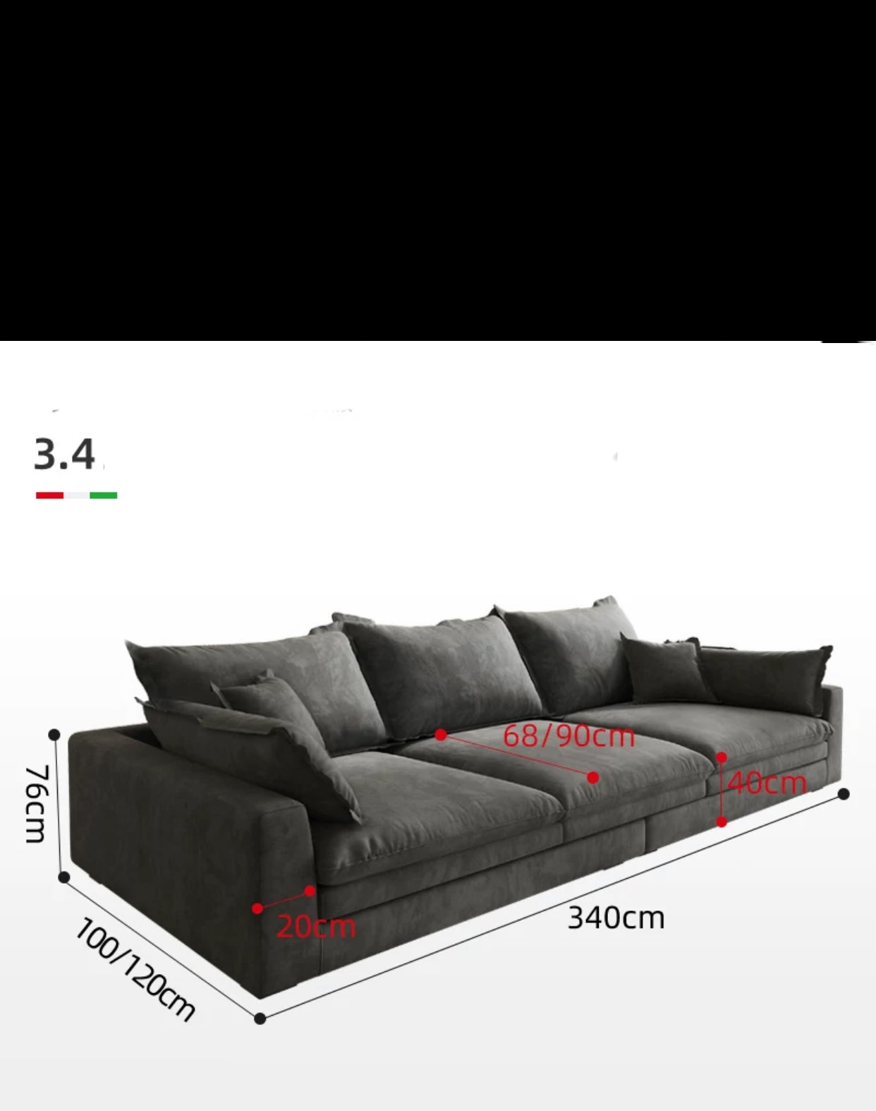 Lonsdale Chaise Sectional - 4 Seasons Home Gadgets