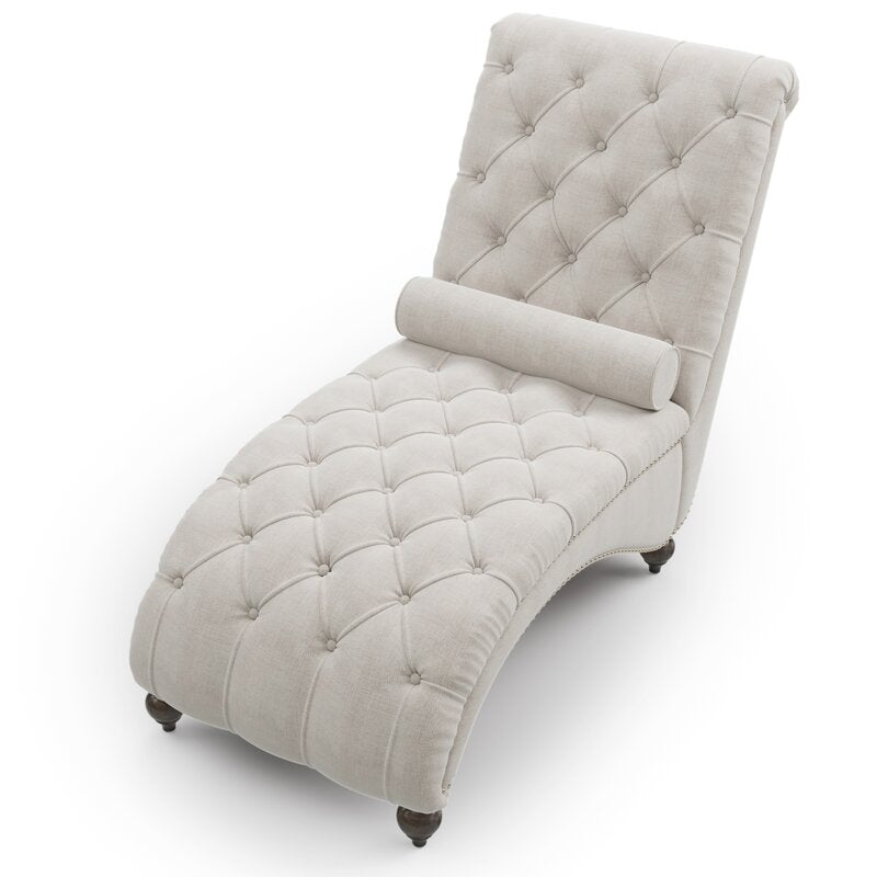 Lounge Button Tufted Leisure Chaise - 4 Seasons Home Gadgets