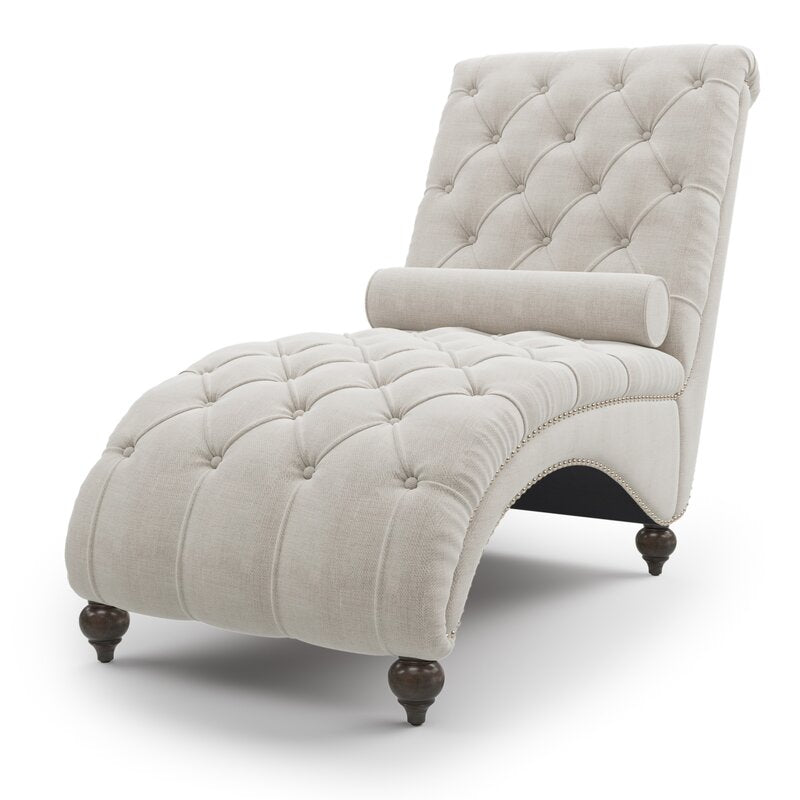 Lounge Button Tufted Leisure Chaise - 4 Seasons Home Gadgets