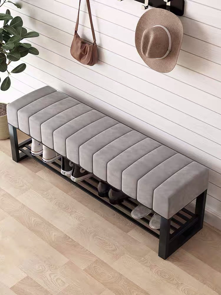 Loxe Upholstered Bench - 4 Seasons Home Gadgets