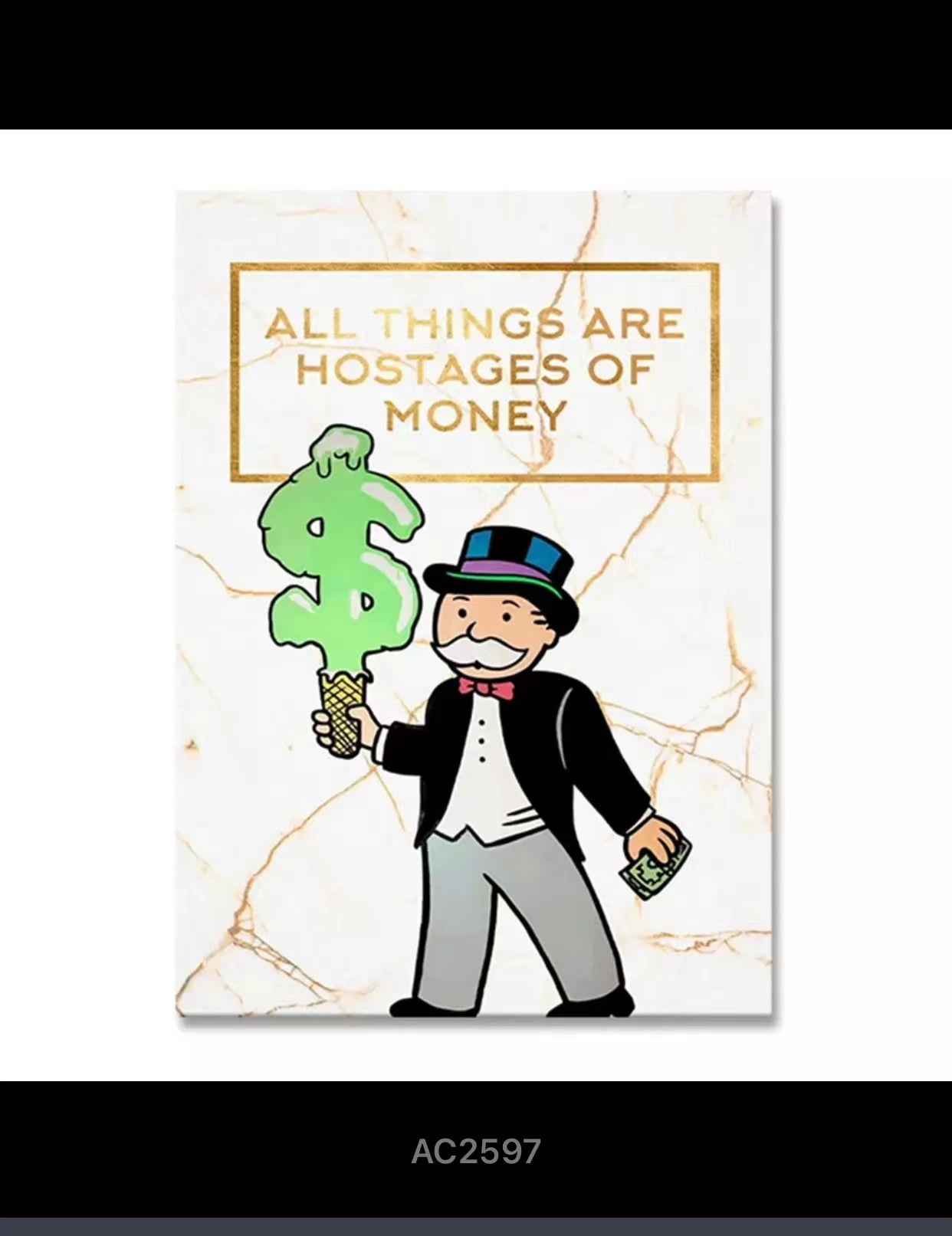 Luxury Alec Monopoly Inspired Pop Graffiti Art Canvas Prints - 4 Seasons Home Gadgets