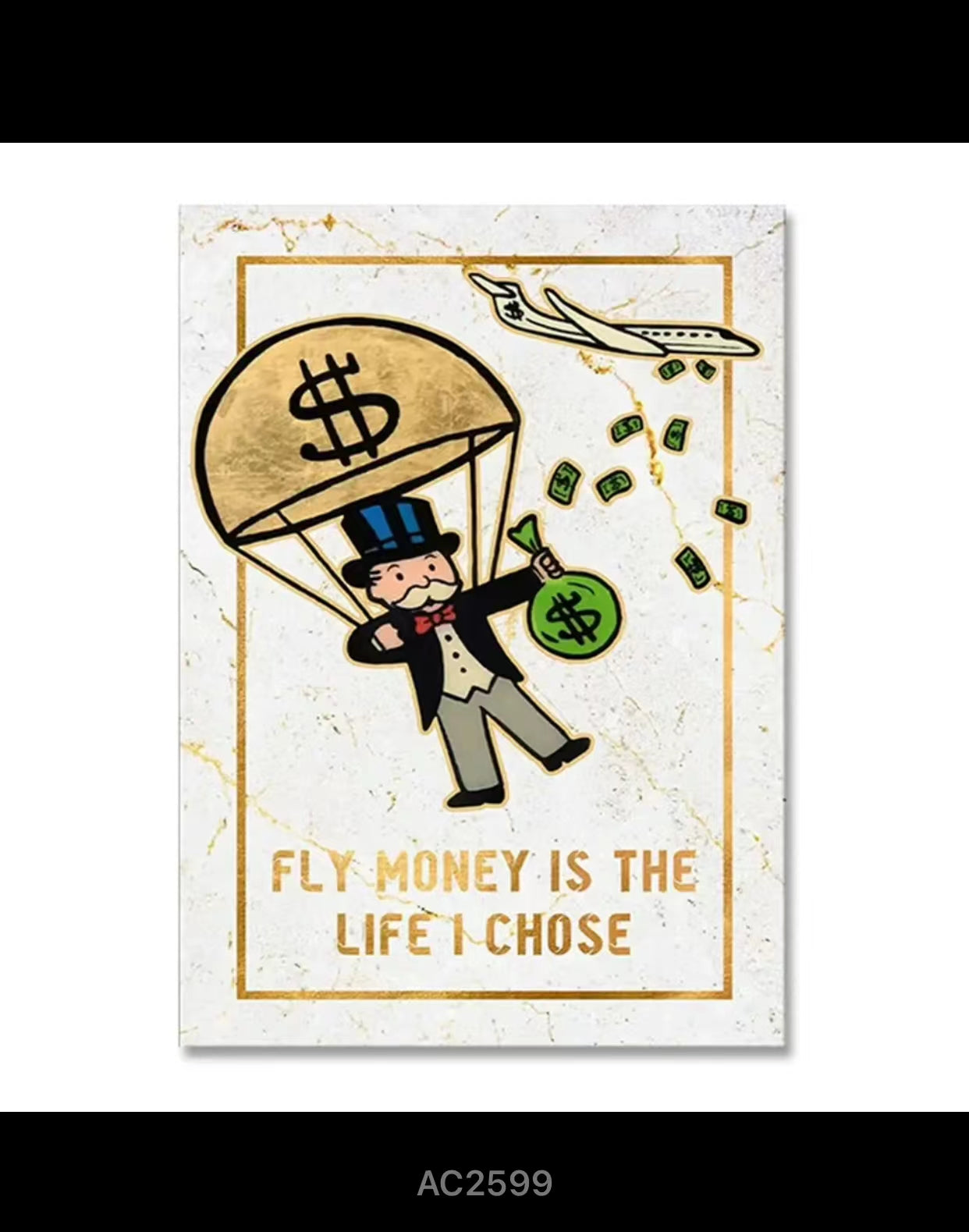 Luxury Alec Monopoly Inspired Pop Graffiti Art Canvas Prints - 4 Seasons Home Gadgets