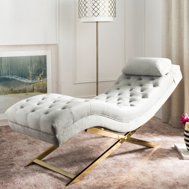 Mabella Tufted Armless Chaise Lounge - 4 Seasons Home Gadgets