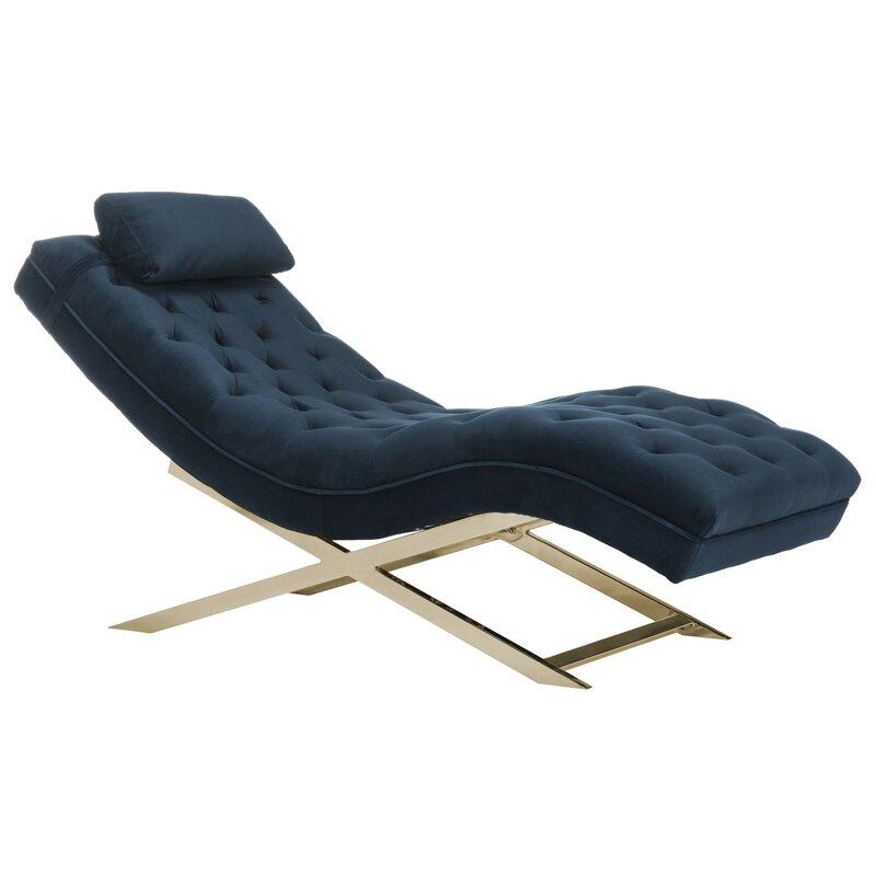 Mabella Tufted Armless Chaise Lounge - 4 Seasons Home Gadgets