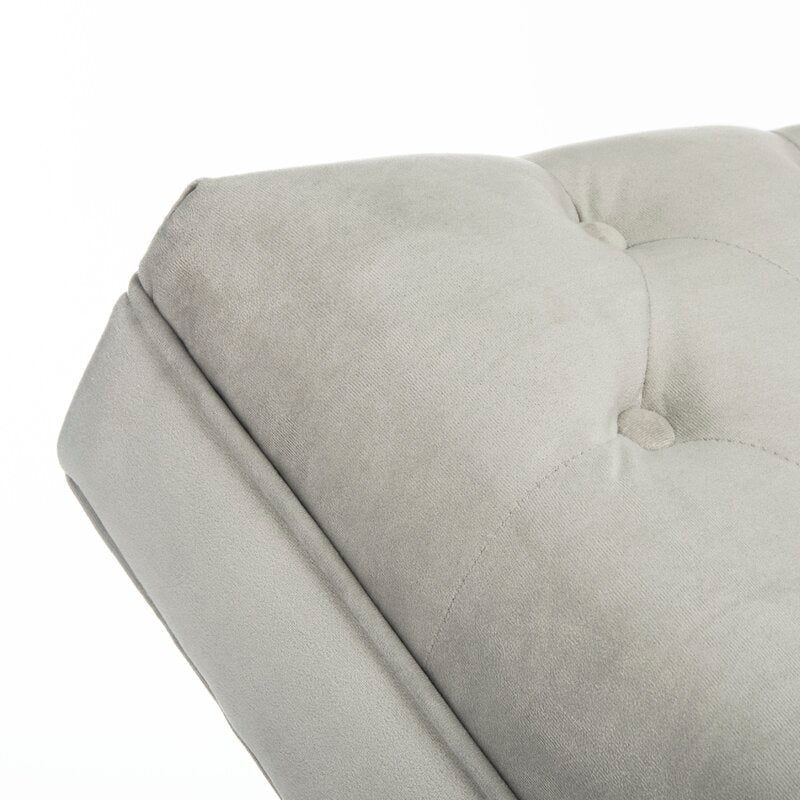 Mabella Tufted Armless Chaise Lounge - 4 Seasons Home Gadgets