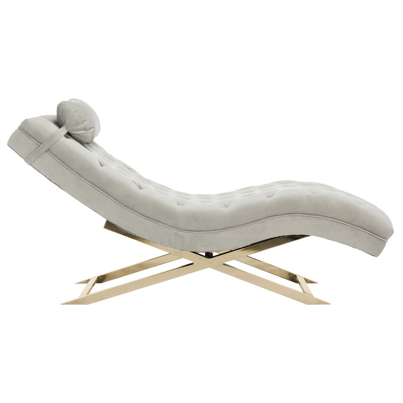 Mabella Tufted Armless Chaise Lounge - 4 Seasons Home Gadgets