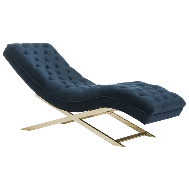 Mabella Tufted Armless Chaise Lounge - 4 Seasons Home Gadgets