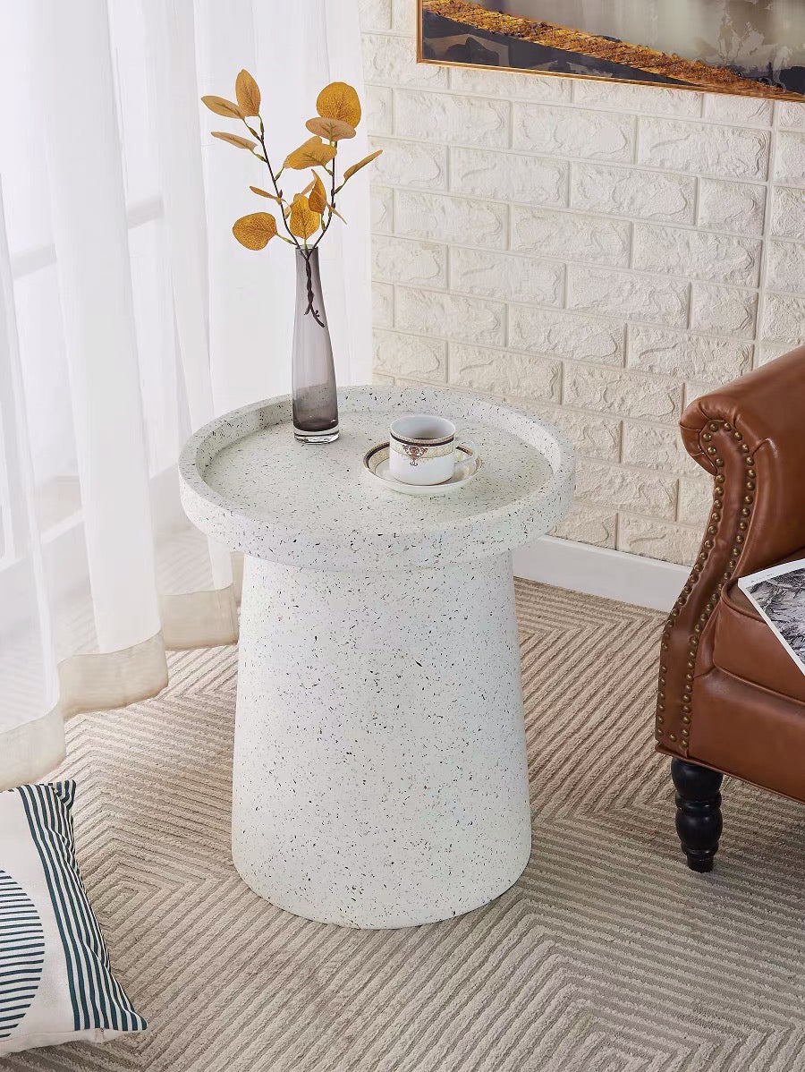 Maher Tall Drum End Table - 4 Seasons Home Gadgets