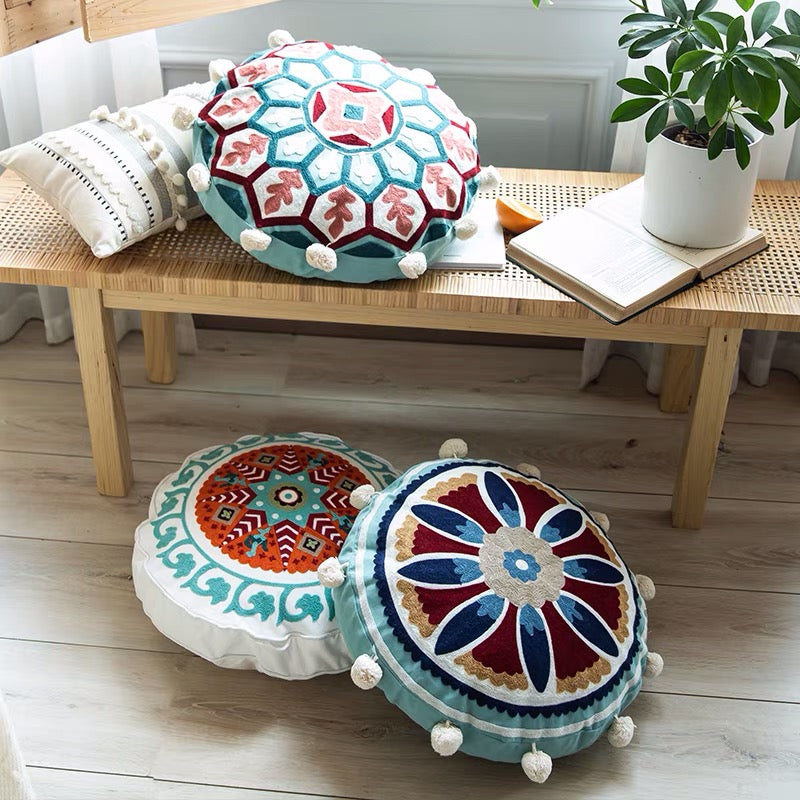 Mandala Embroidery Cushion - 4 Seasons Home Gadgets