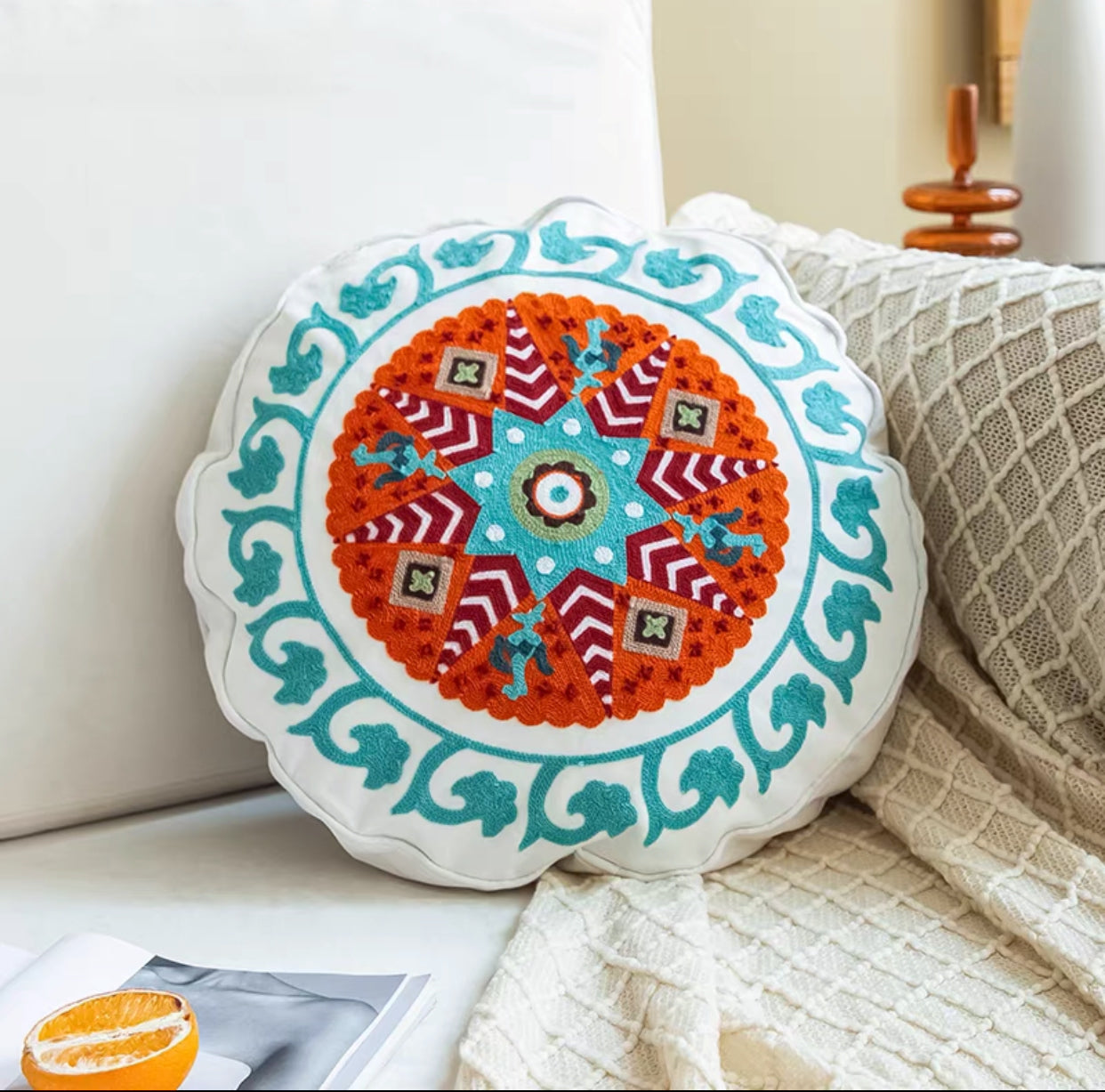 Mandala Embroidery Cushion - 4 Seasons Home Gadgets