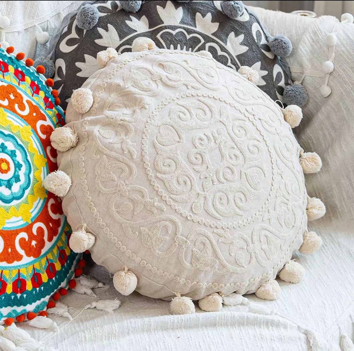 Mandala Embroidery Cushion - 4 Seasons Home Gadgets