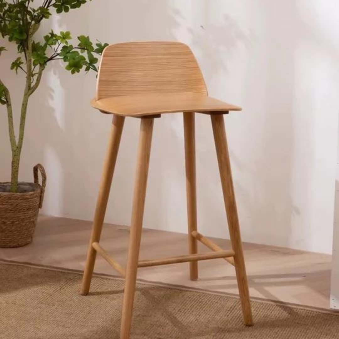 Mango Wood Counter Stool - 4 Seasons Home Gadgets