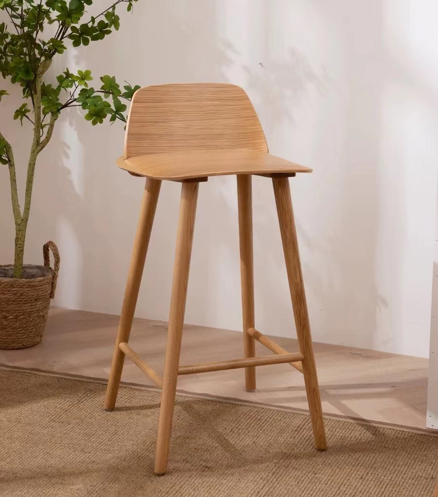 Mango Wood Counter Stool - 4 Seasons Home Gadgets