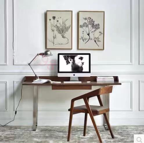 Mango Wood Desk with Hutch - 4 Seasons Home Gadgets