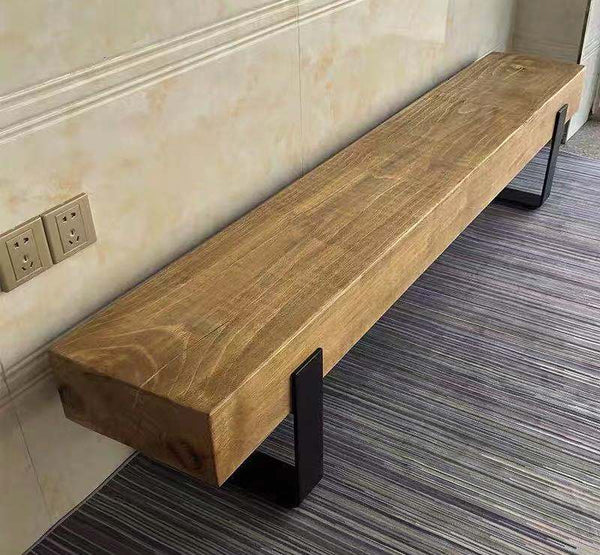 Mango Wood Hallway Bench - 4 Seasons Home Gadgets