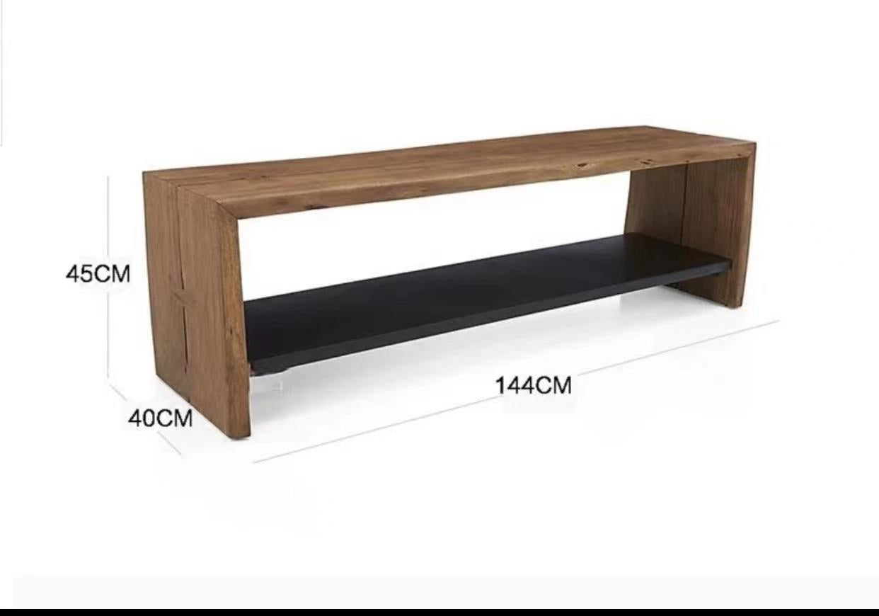 Mango Wood Shoes Bench - 4 Seasons Home Gadgets