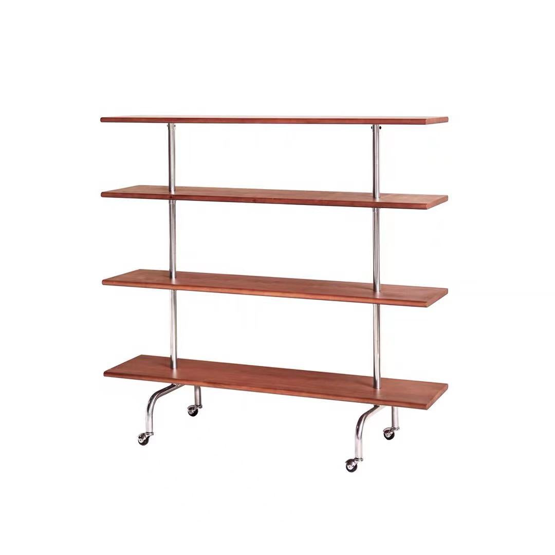 Maple Wood Storage Shelves Cart - 4 Seasons Home Gadgets